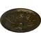 Ekena Millwork Granada Ceiling Medallion (Fits Canopies up to 4 1/4"), Hand-Painted Green Gold, 15 3/4"OD x 5/8"P CM16GAGGS - alternate 3